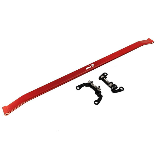 SMY Dual-Form Rear Strut Tower Bar Wrinkle Red Subaru 2022-2026 WRX