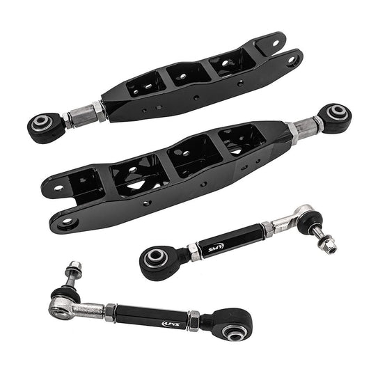 SMY Stealth Pillow Ball CNC Aluminum Adjustable Rear Control Arm / Toe Kit 2008-2021 WRX / STI