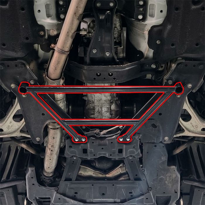 SMY Stealth Front 4 Point Reinforced Cross Member Brace Subaru 2022-2026 WRX