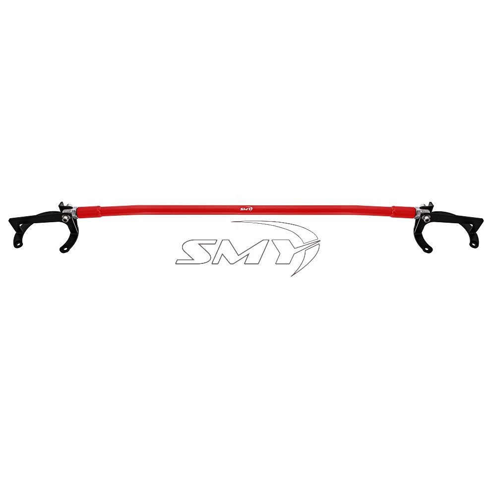 SMY Tallboy Front Strut Tower Brace Wrinkle Red 2015-2021 WRX / STI