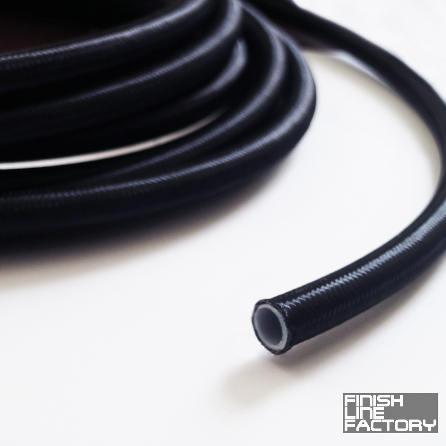 PTFE Hose w/ Braided Nylon (50 Foot Roll)